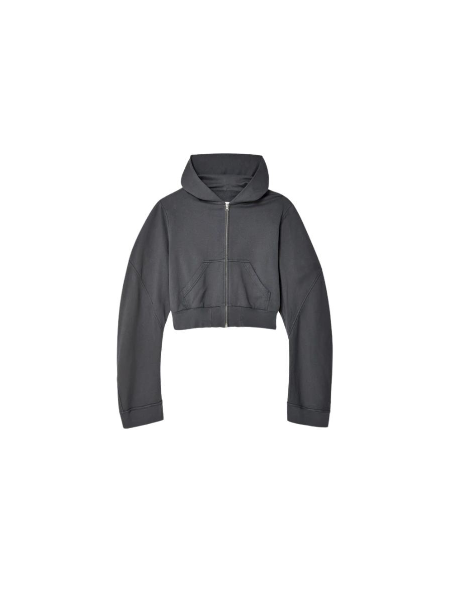 MM6 Maison Margiela Unbrushed Sweat Jacket 'Dark Grey'