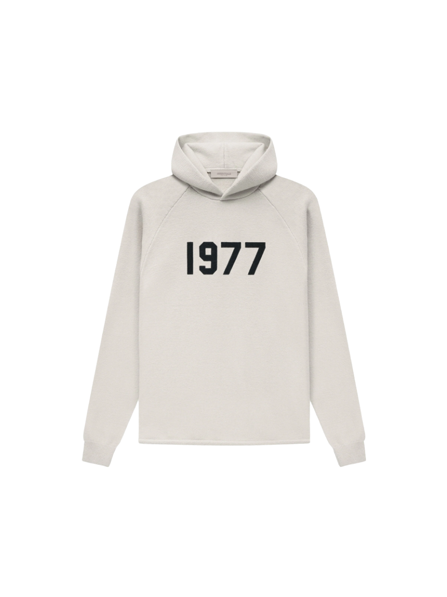 Fear of God Essentials 1977 Knit Hoodie Smoke