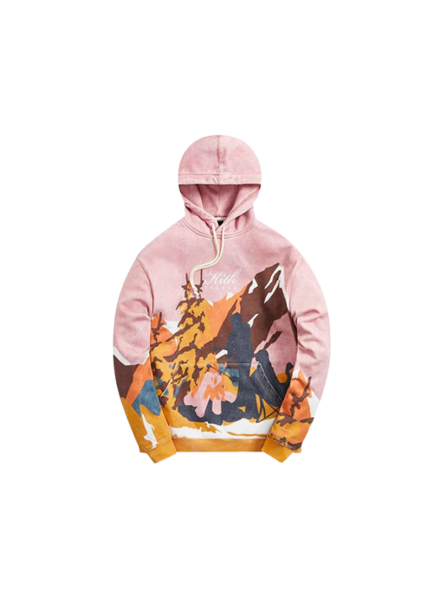 Kith Treats Campfire Hoodie Pink