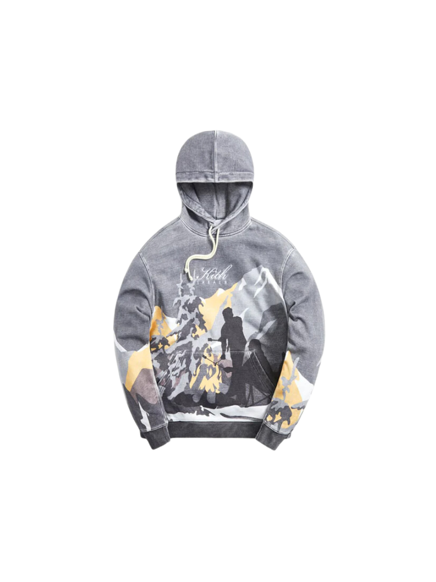 Kith Treats Campfire Genesis Hoodie Grey