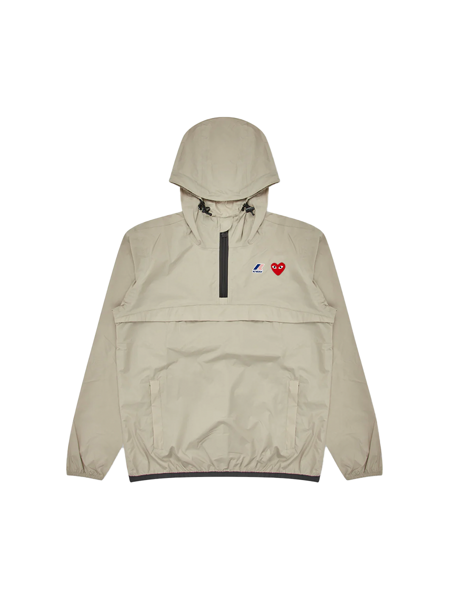 Comme des Garçons PLAY Waterproof Half-zip Jacket