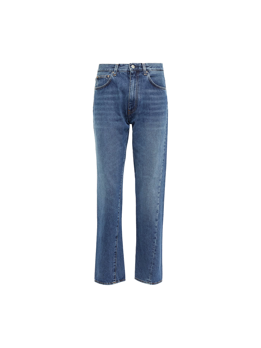 Toteme Three-dimensional Cut Jeans Denim - Blue