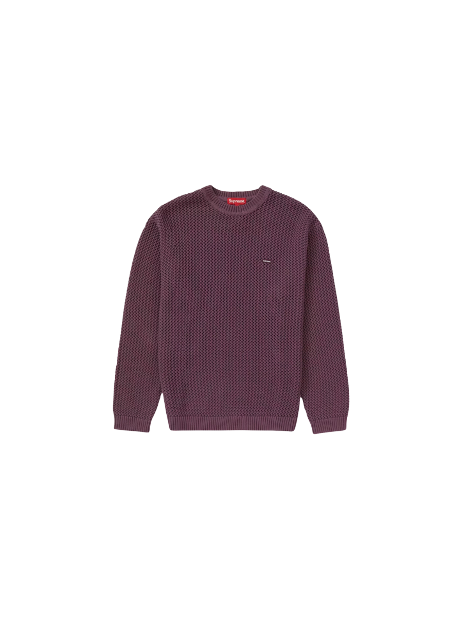 Supreme Open Knit Small Box Sweater Dusty Purple