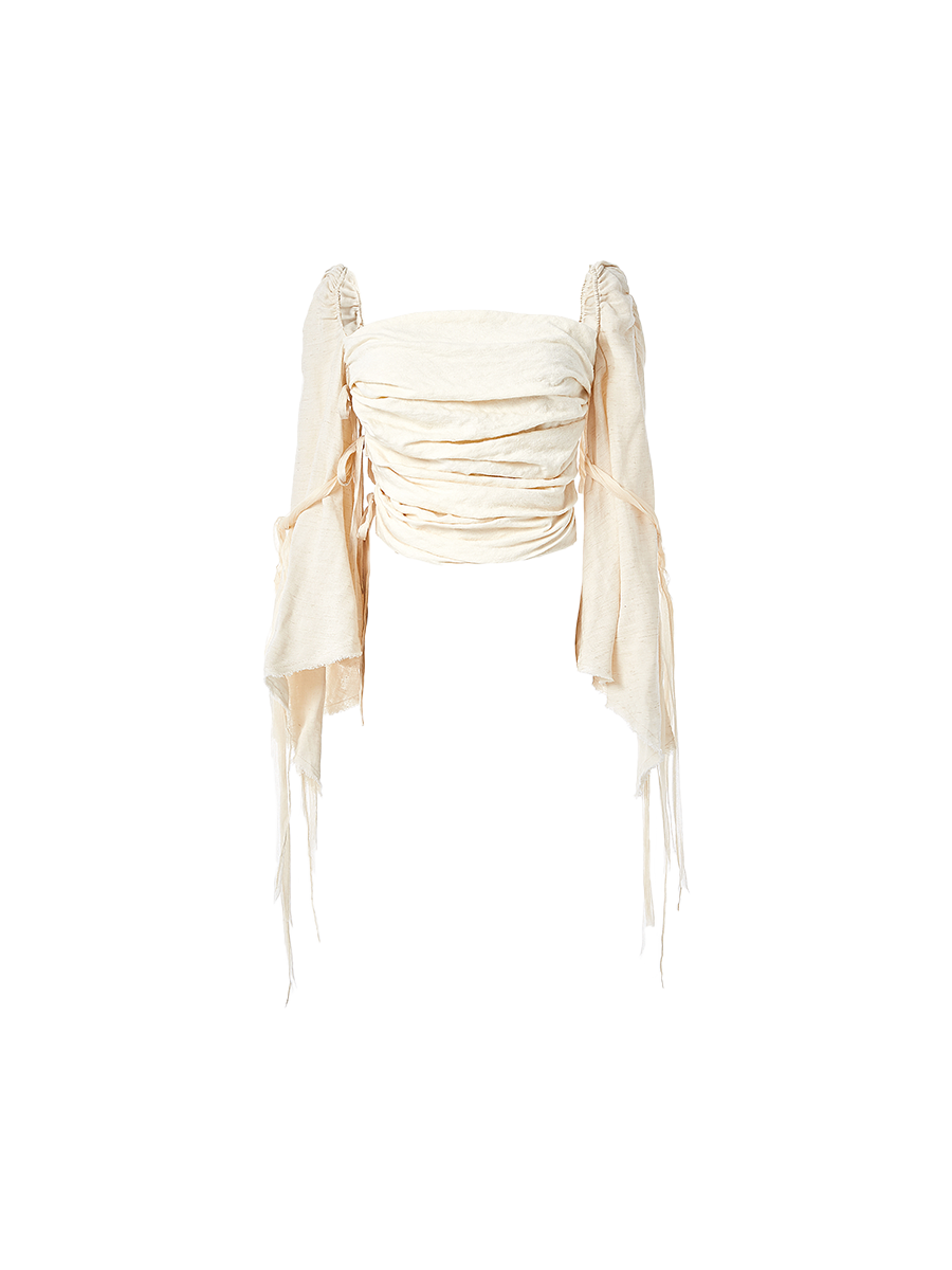 Elywood Stacked Wool Strappy Top