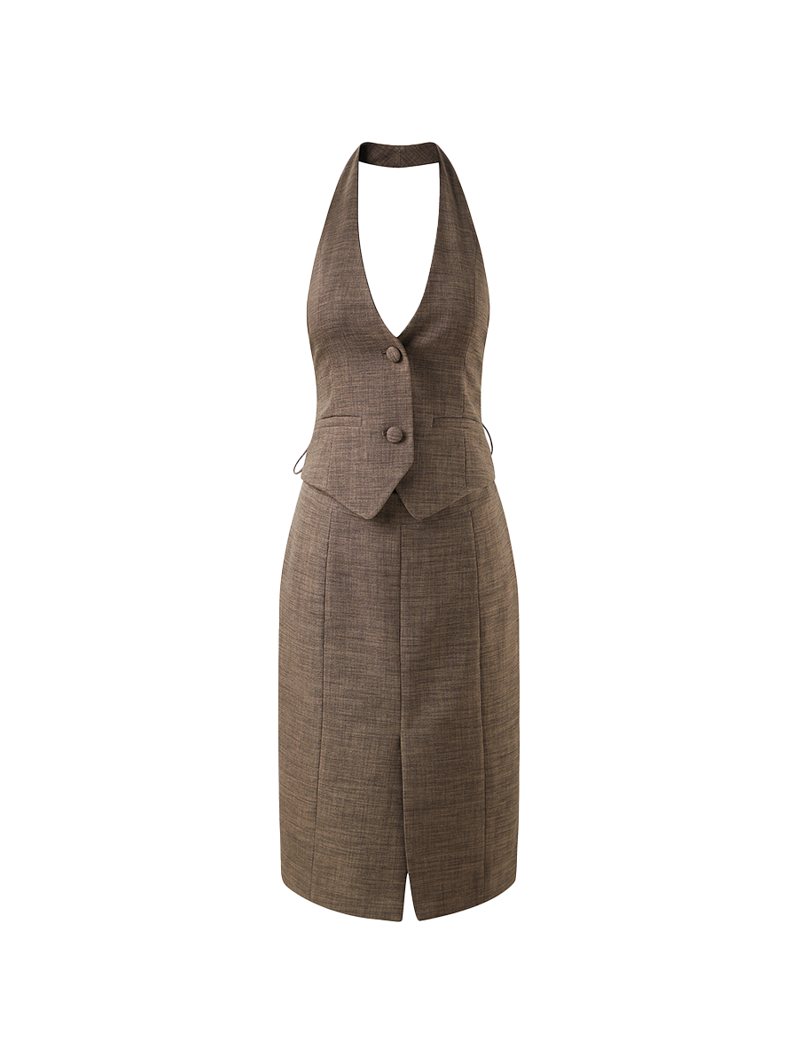 Markgong Halterneck Dress