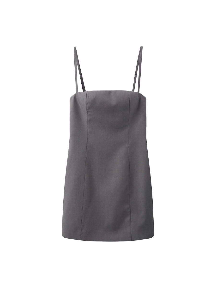 Markgong String Wool Dress