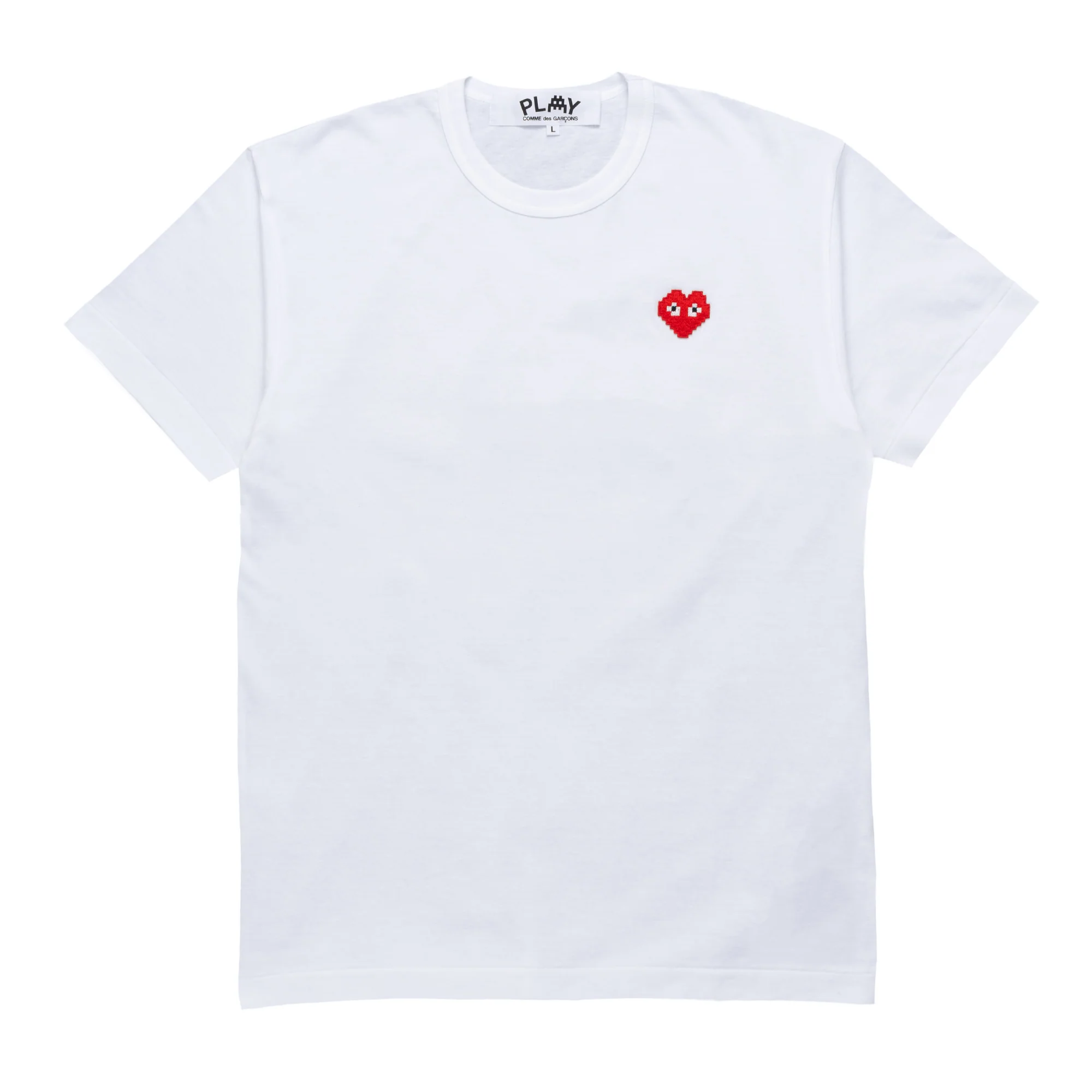 Comme des Garçons PLAY Mosaic Heart T-shirt- White
