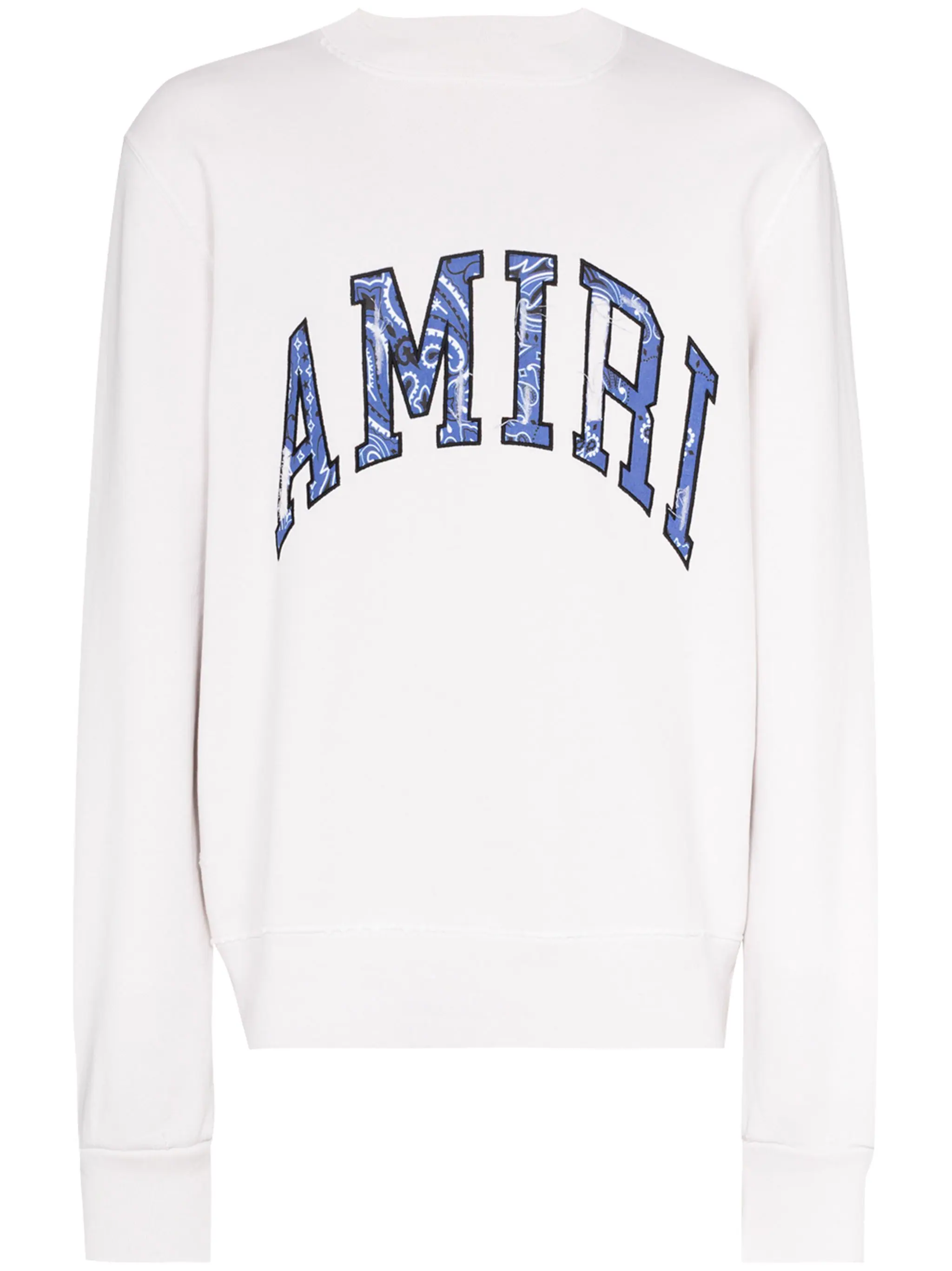 AMIRI Embroidered Bandana Crewneck Sweatshirt