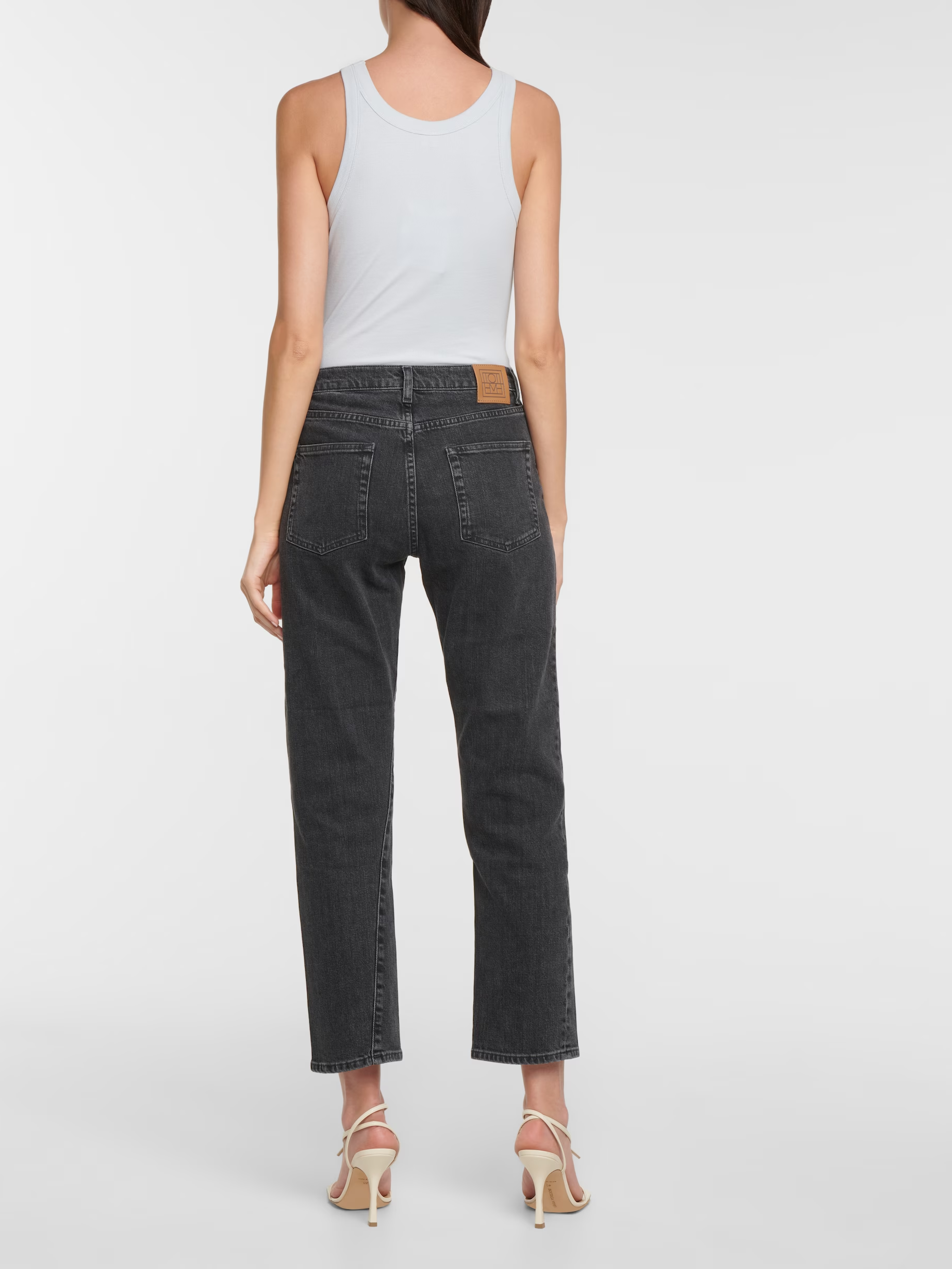 Toteme Three-dimensional Cut Jeans Washed - Gray