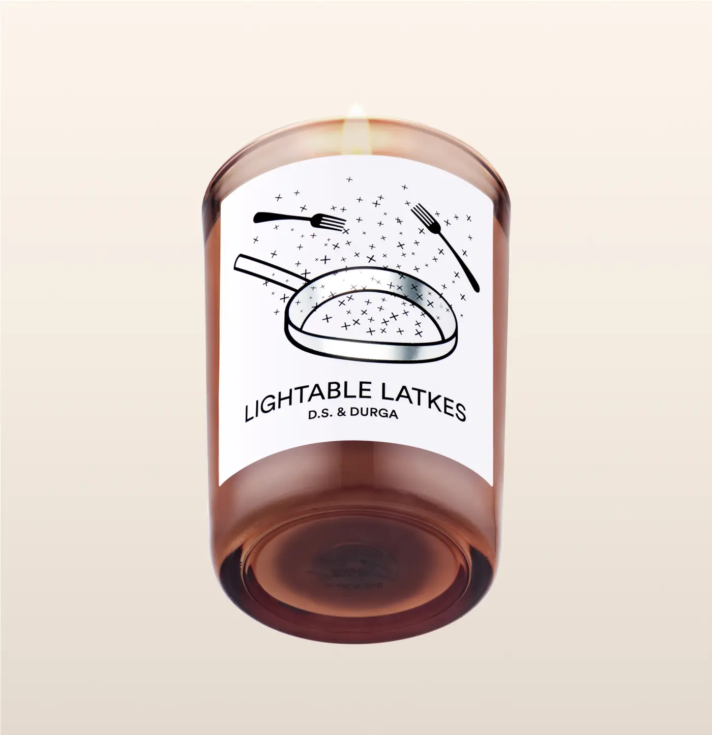 DS&Durga Lightable Latkes Scented Candle 7oz