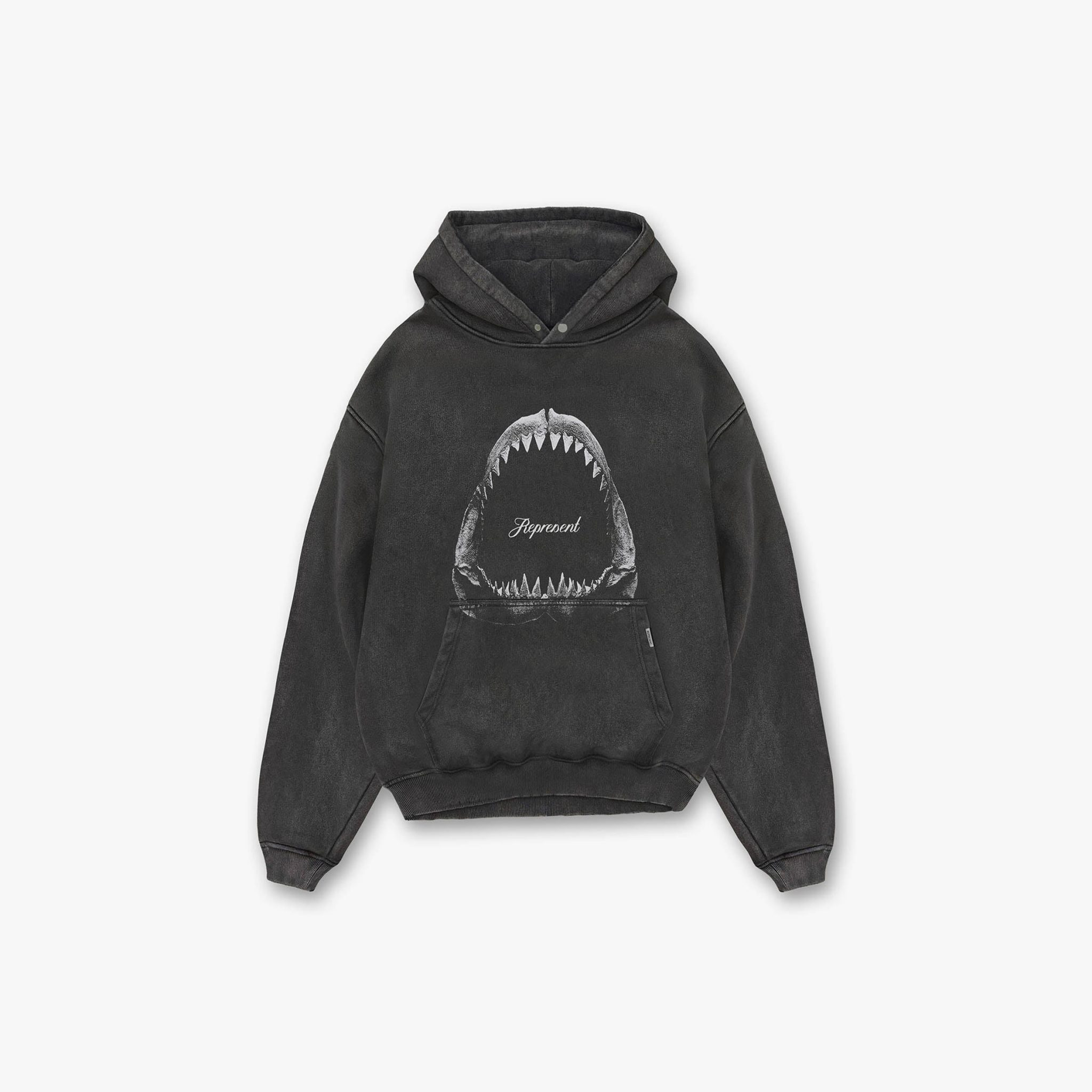 REPRESENT Shark Hoodie - Grey