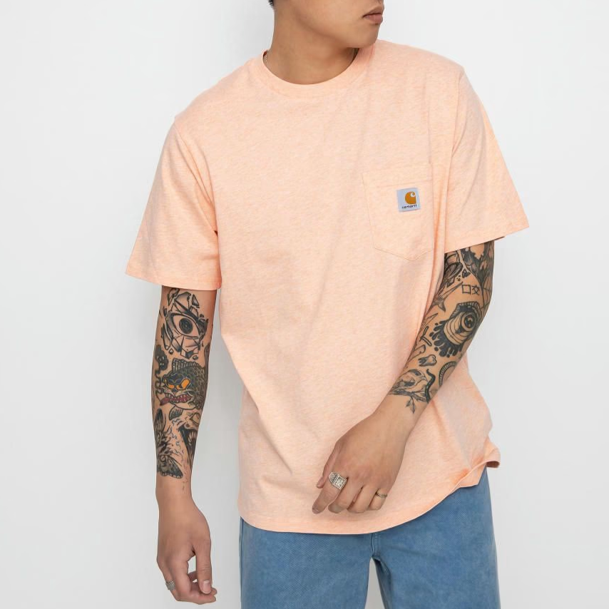 Carhartt WIP Pocket T-shirt - Grapefruit