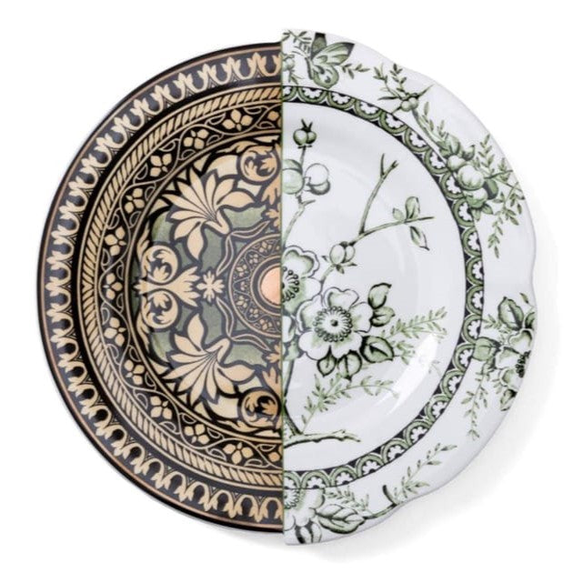 Seletti Bone China Patchwork Dinner Plate “LOTHAL”