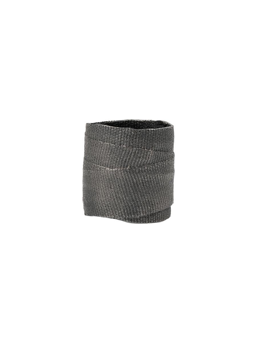 DetaJ Black Pearl Bandage Ring 925 Silver