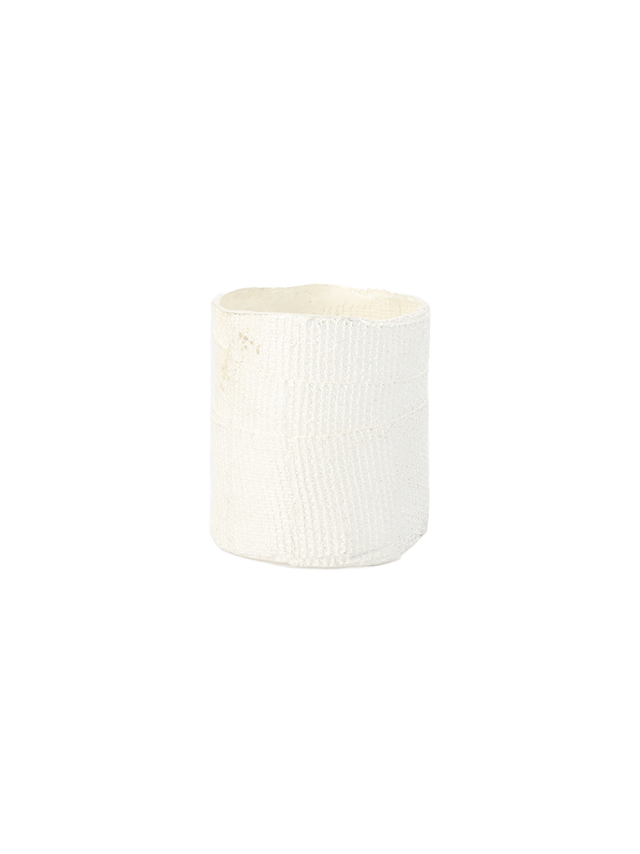 DetaJ White Pearl Bandage Ring 925 Silver