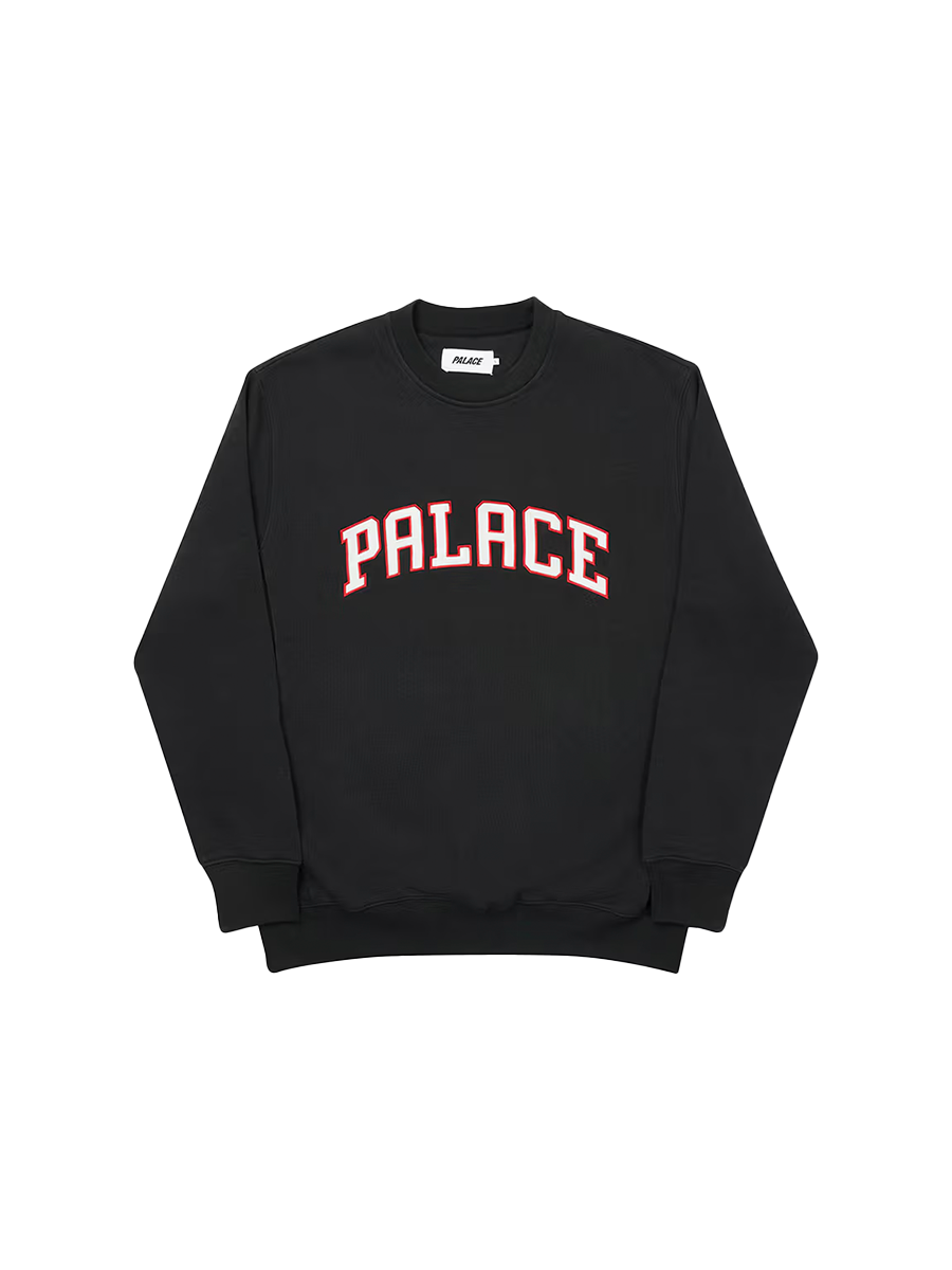 Palace Alas Crew Sweatshirt Black