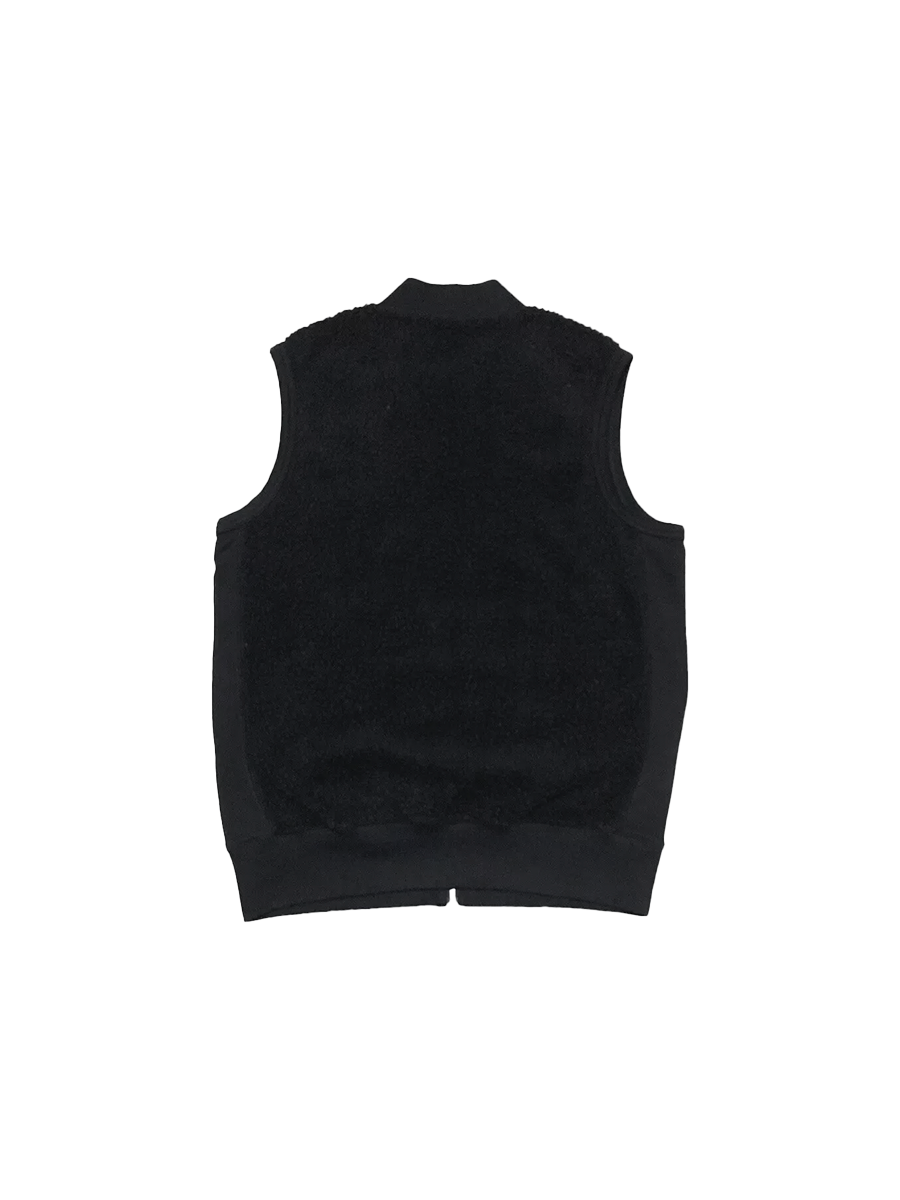 Palace Deep Pile Sherpa JB-Gilet Vest Black