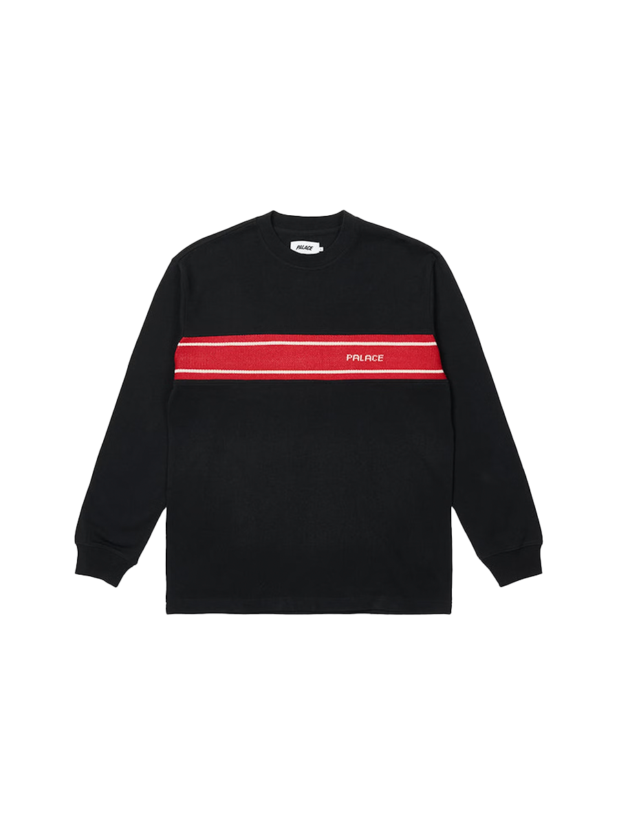 Palace Knit Block Sweatshirt Black