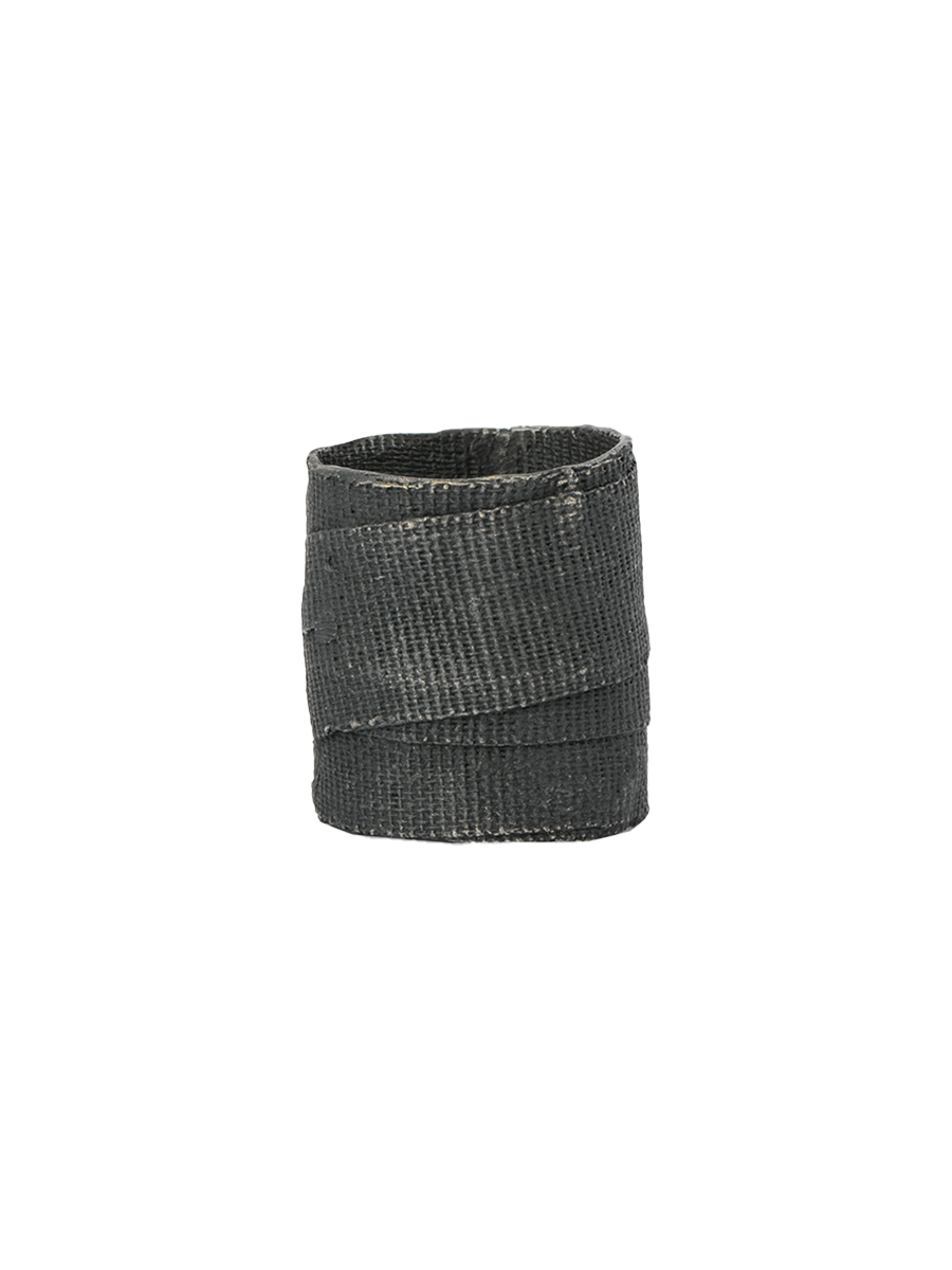 DetaJ Black Pearl Bandage Ring 925 Silver