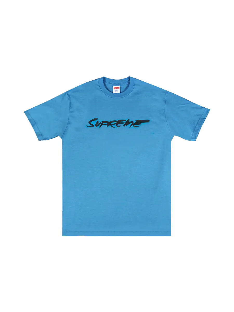 Supreme Futura Logo T-shirt Bright Blue