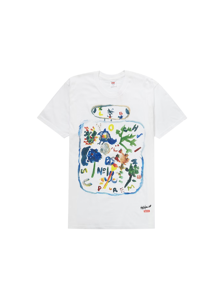 Supreme x Yohji Yamamoto Paint T-shirt White