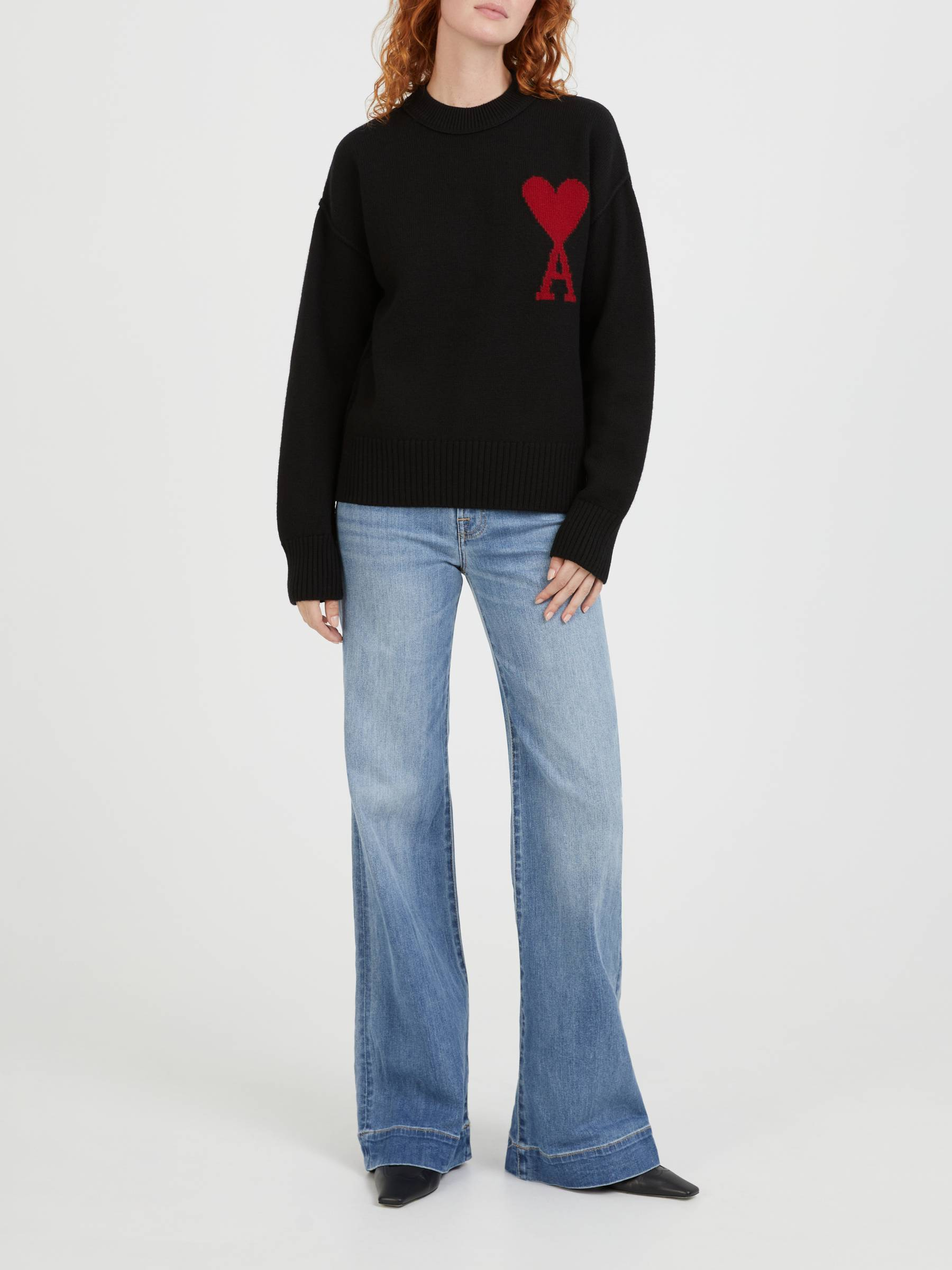 AMI Ami de cśur Crew Neck Sweater