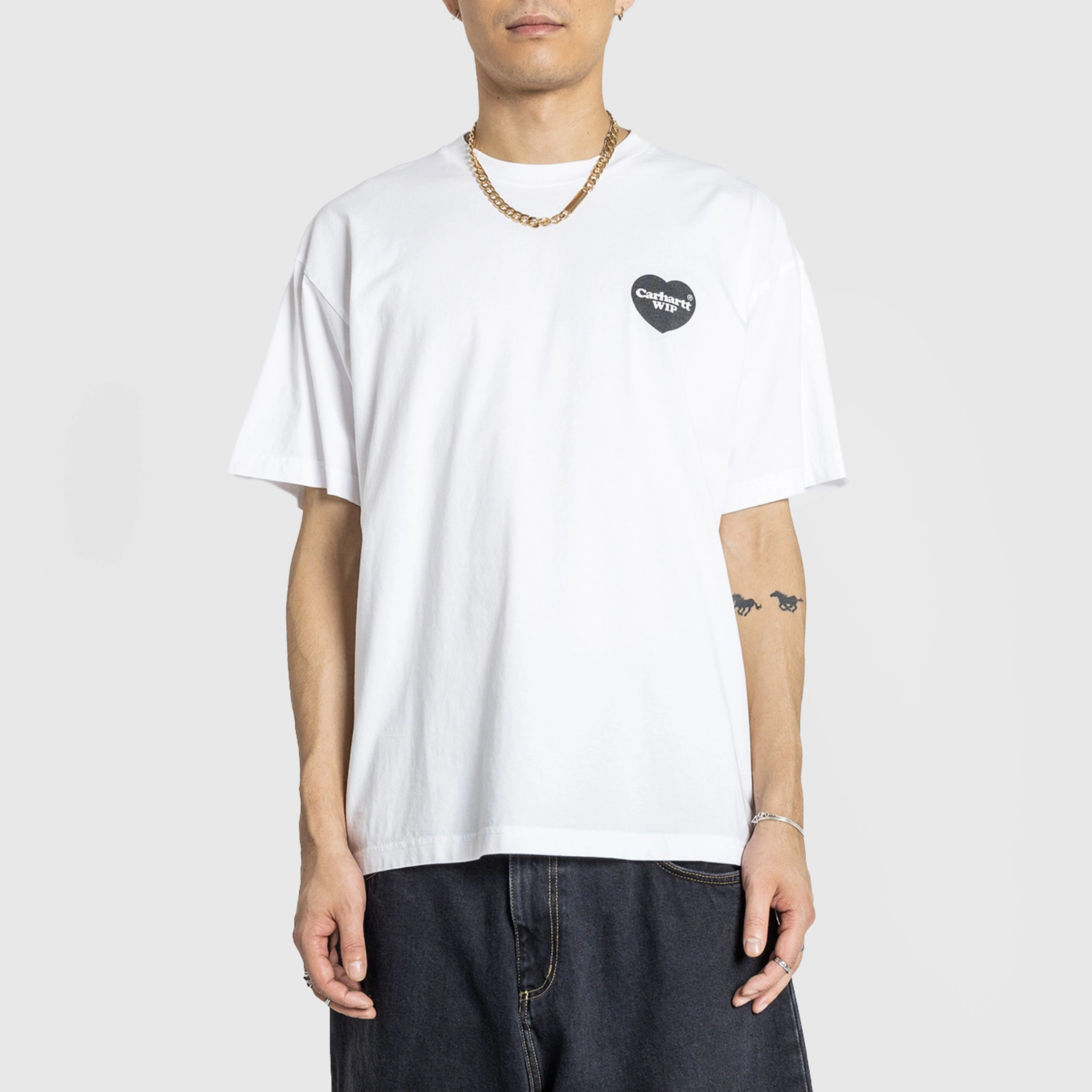Carhartt WIP Heart Print T-shirt - White