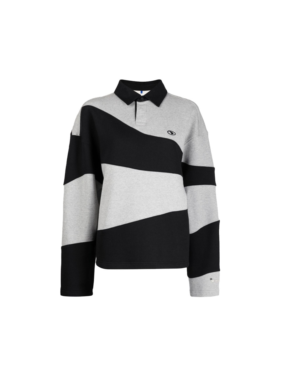Ader Error Patchwork Lapel Top