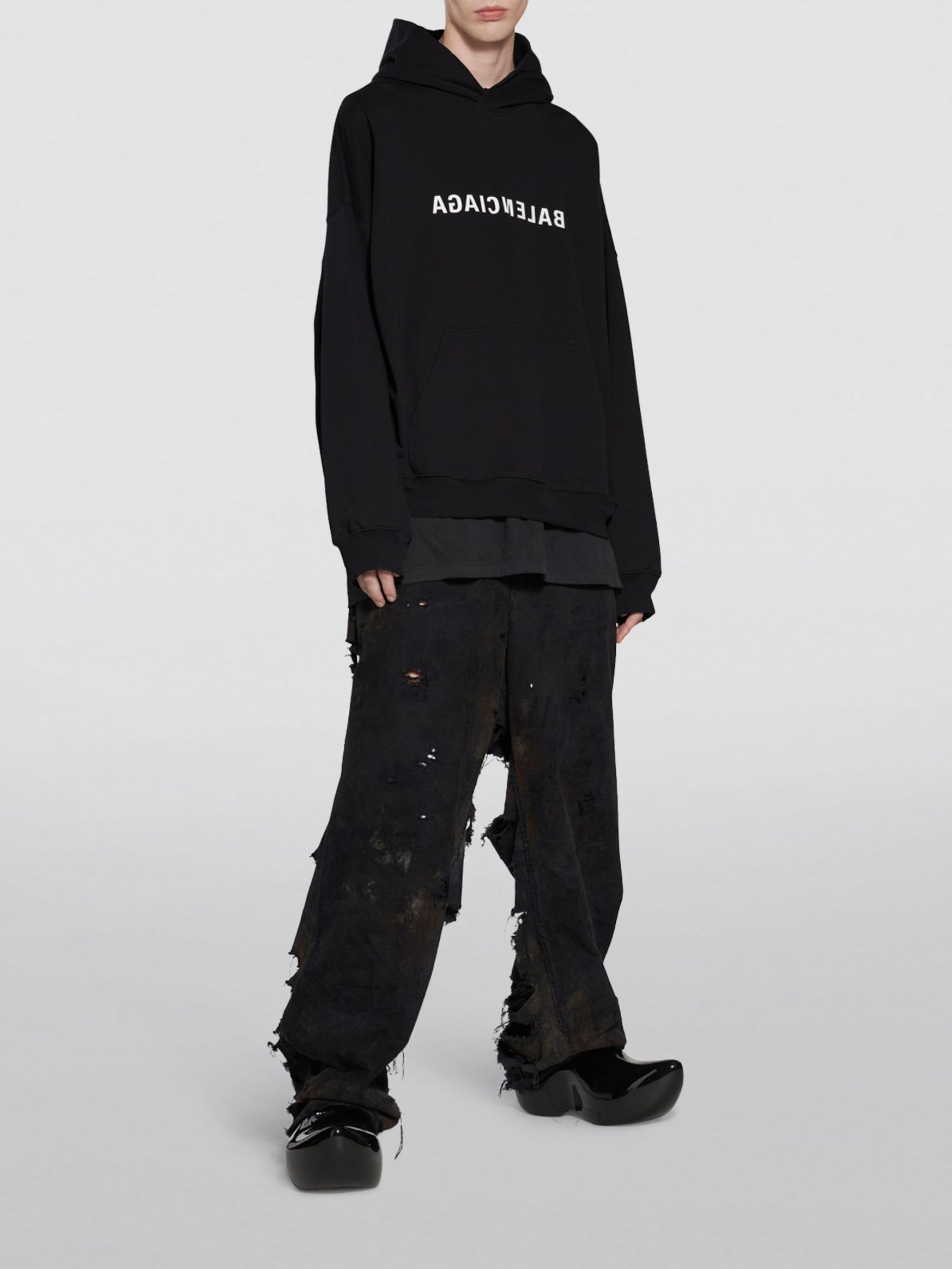Balenciaga Mirror Logo Hoodie