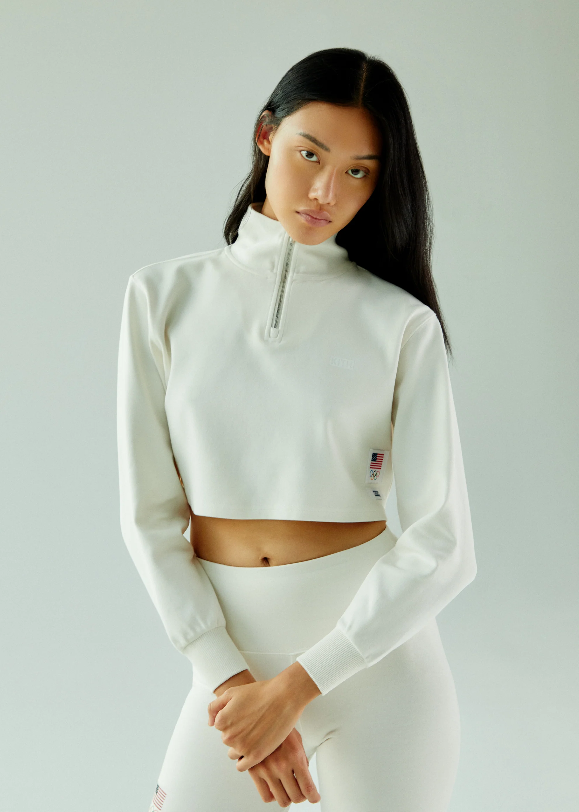 KITH TEAMUSA Limited Half Zipper Top Gray
