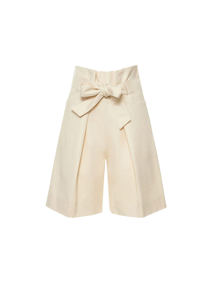 Toteme Lace-up Wide-leg Shorts