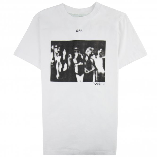 Off-White Spray Painting Oversize T-shirt- White