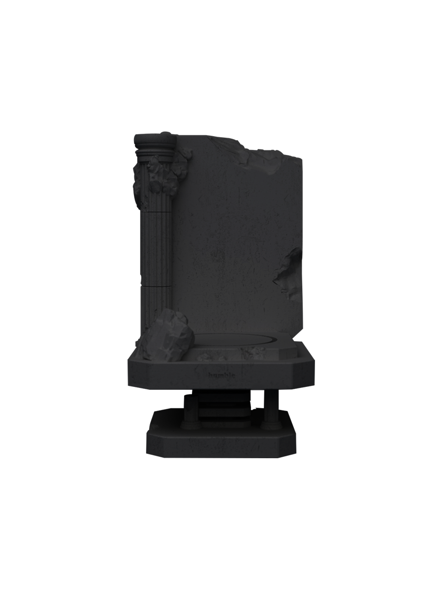 Humble Parthenon Menorah - Black